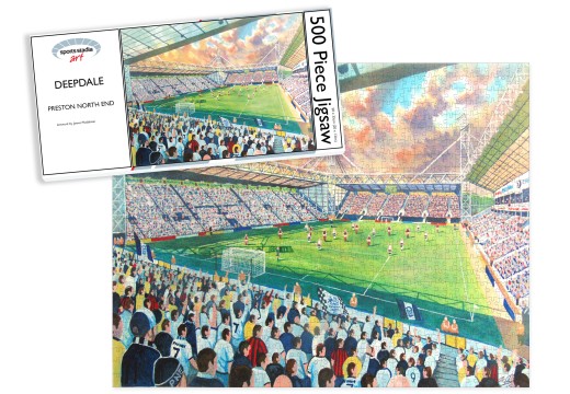 Deepdale Stadium Fine Art Jigsaw Puzzle - Preston North End FC Deepdale Stadium Fine Art Jigsaw Puzzle - Preston North End FC